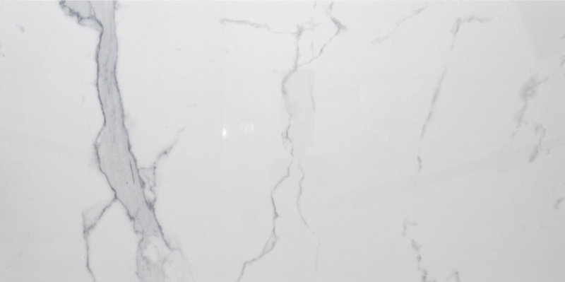 Calabria Arabescato Ceramic Tile - Glossy - 12" X 24"