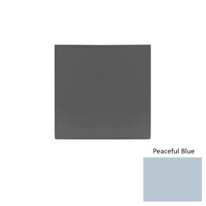 Peaceful Blue Vinyl Wall Base - 2 1/2" X 48" X 1/8" No Toe - Wall Base
