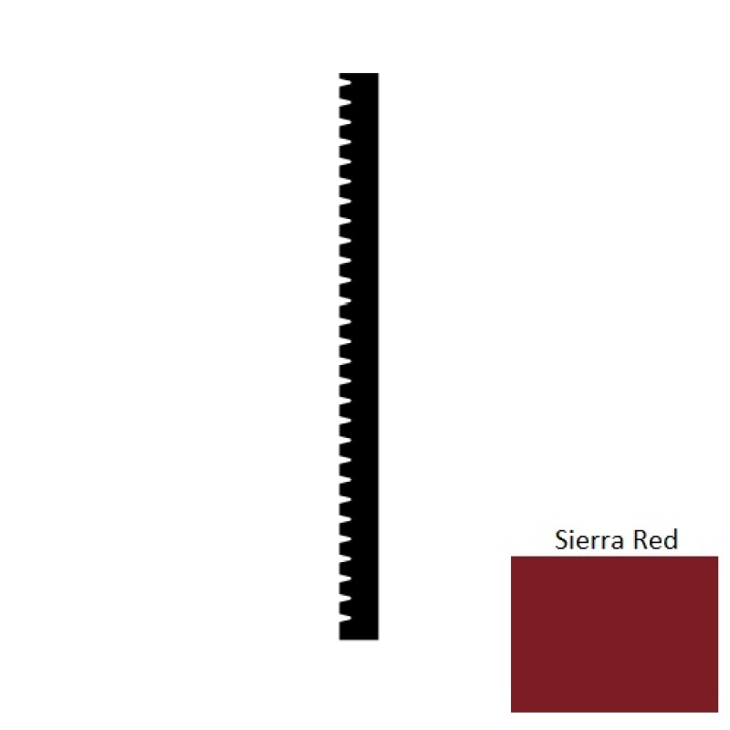 Sierra Red Rubber Wall Base 6" x 8 Ft x 3/8"