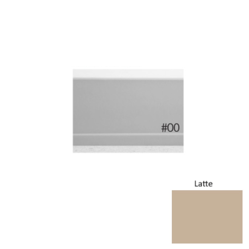 Pinnacle Plus #00 Simplicity Latte Rubber Coil Wall Base - 4" X 60 Ft