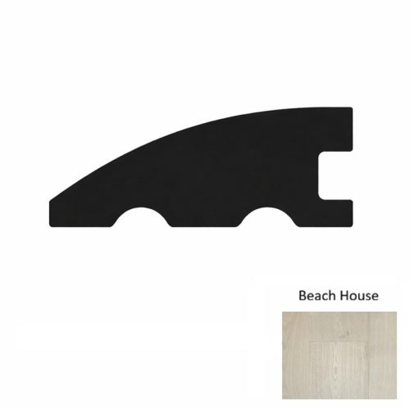 Elevate Beach House Hardwood Moulding / Trim - 78" Reducer - Wire Brushed