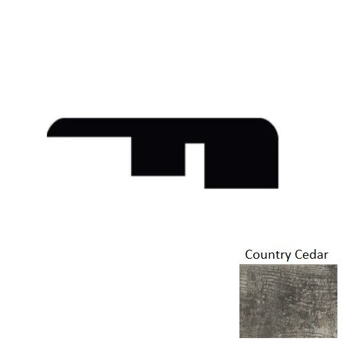 Fortress Country Cedar Laminate Wood End Molding
