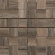 Paint Stone Forest Porcelain Mosaic - 2" X 2" - Polished