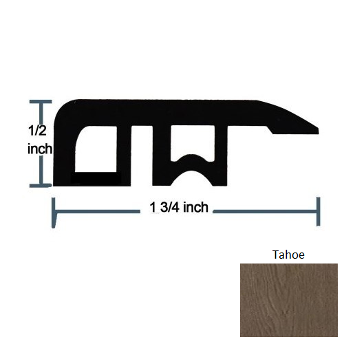 Aqua Tech Tahoe Laminate Wood Moulding / Trim - 94.5" Reducer - Embossed