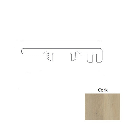 Adura Flex Plank Sonoma Cork 94" End Cap Trim