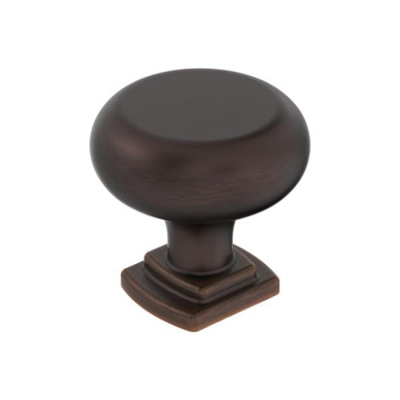 Surpass Zinc Cabinet Knob - Oil Rubbed Bronze - 1 1/4" (32 Mm) Length