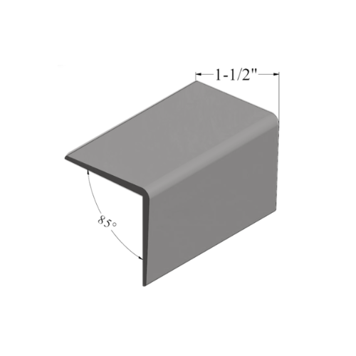 Johnsonite Dark Brown Vinyl Moulding / Trim Corner Wall Guard