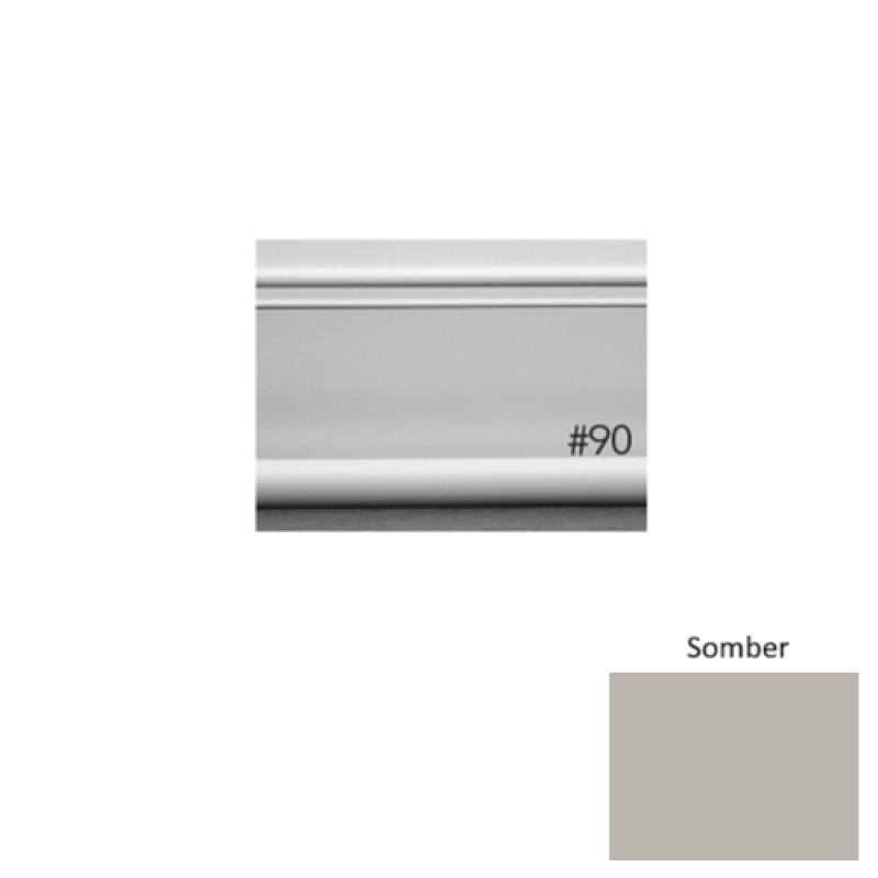 Roppe Pinnacle Plus #90 Intrigue Somber Rubber Coil Wall Base, 4" X 60 Ft