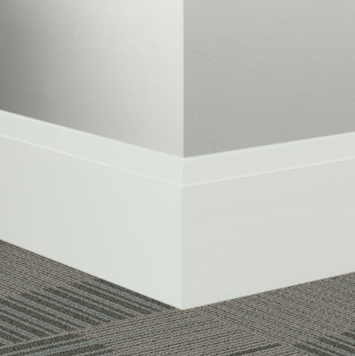 Johnsonite White Rubber Millwork Contoured Wall Base