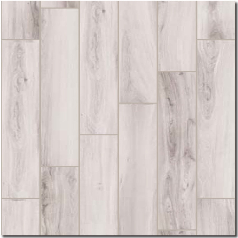Gardenia White Porcelain Tile - Natural - 8" x 48"