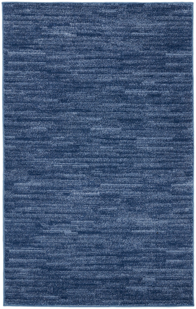 Navy Blue Polypropylene Outdoor Area Rug 3 ft x 5 ft