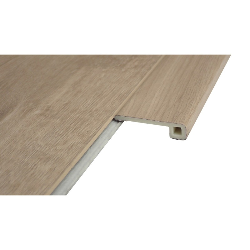Emcore Mitford Zuma Luxury Vinyl Moulding / Trim - 1" X 94" End Cap - Matte & Satin