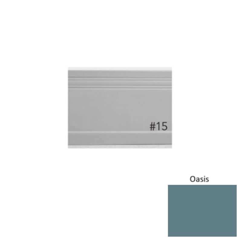 Pinnacle Plus #15 Impluse Oasis Rubber Coil Wall Base - 5 1/4" X 60 Ft