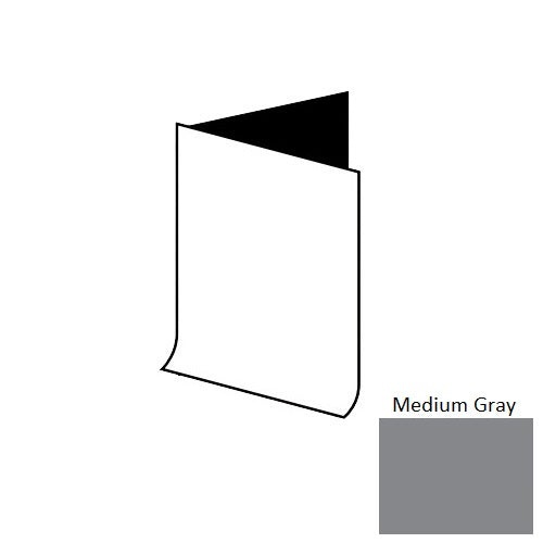 Medium Gray Vinyl Cove Base Outside Corner
