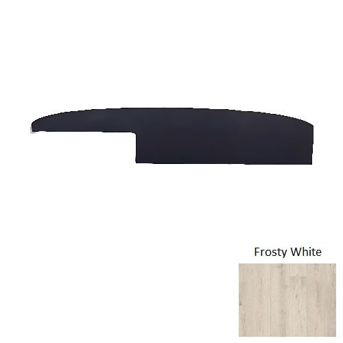 Valinge Frosty White 94" Luxury Vinyl End Cap with UV Acrylic