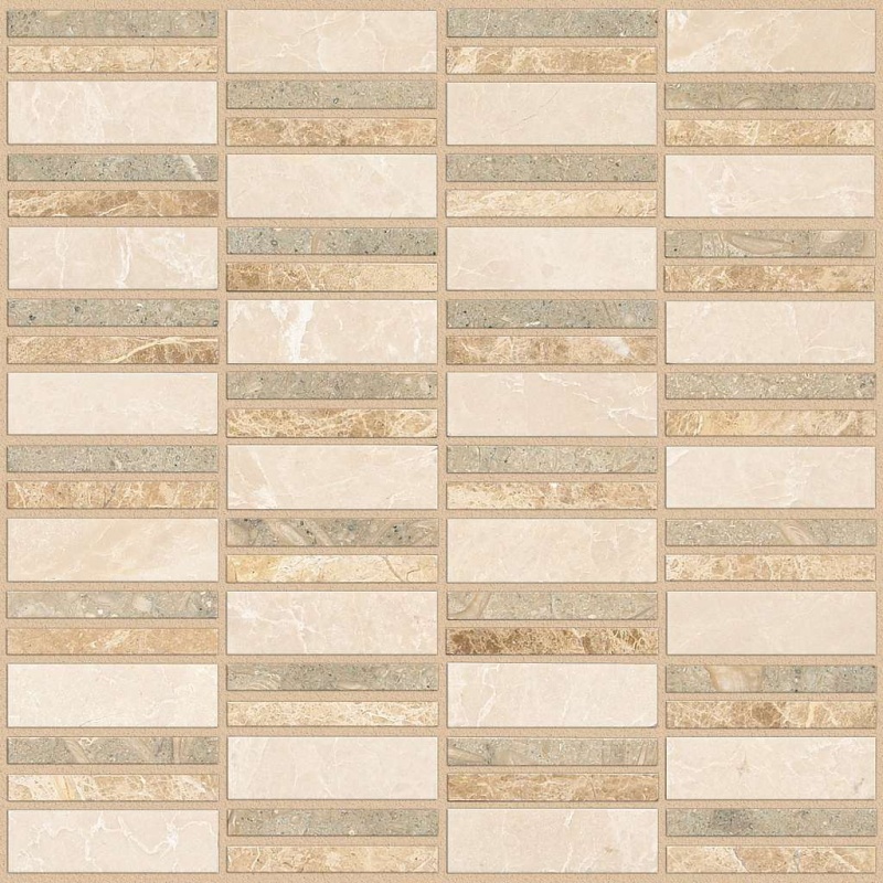 Boca Voyage Natural Stone Mosaic - Linear - Honed