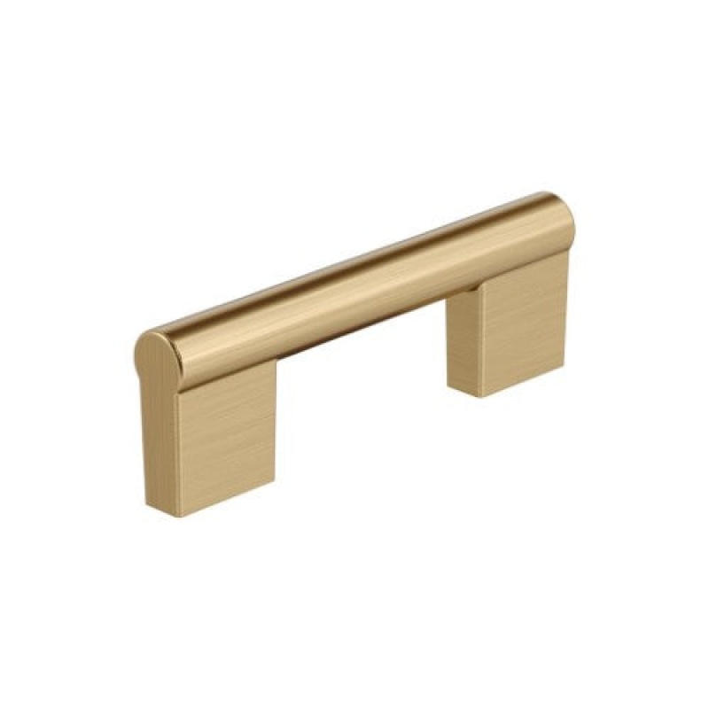 Versa Zinc Bar Cabinet Pull - Champagne Bronze