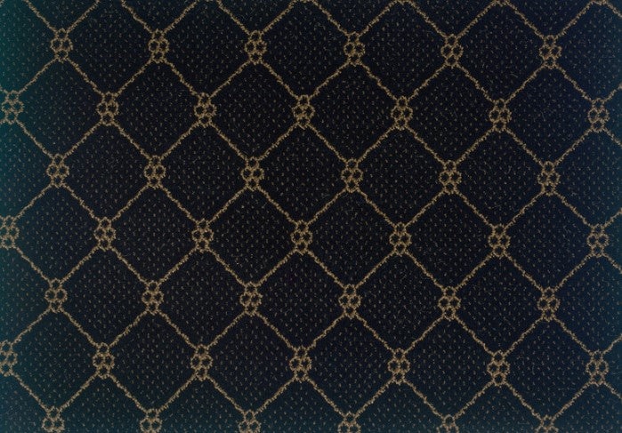 Lake Boden Black Polypropylene Carpet - Pattern
