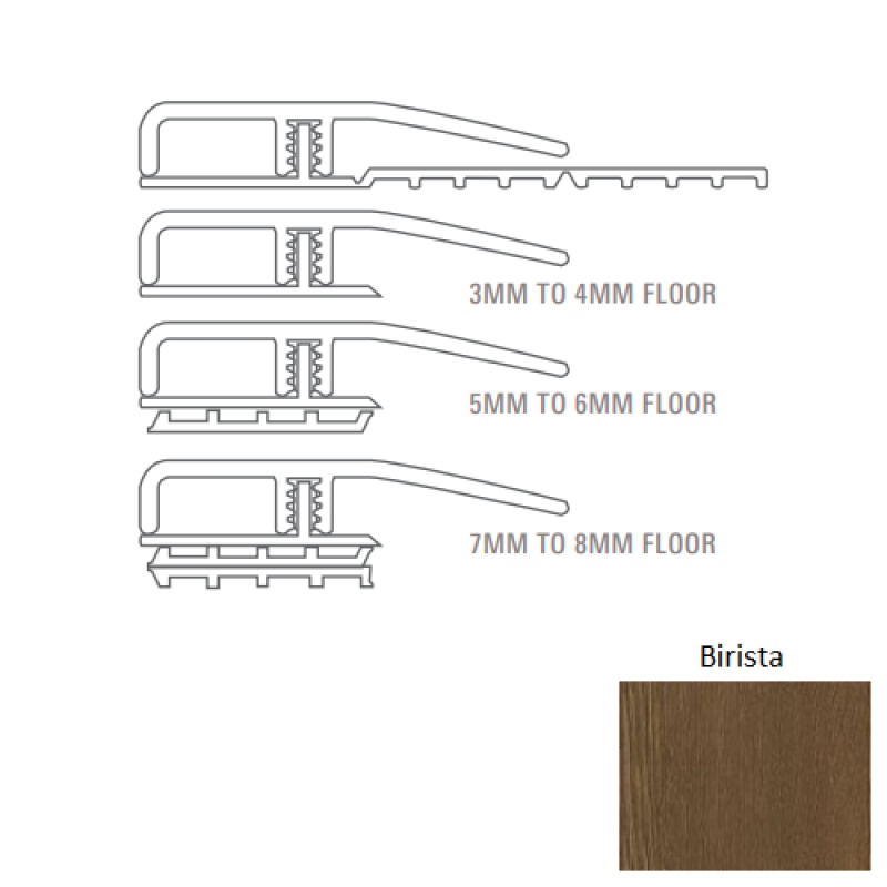 Delmont Birista Luxury Vinyl End Mold