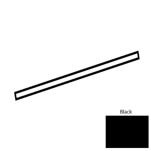 Color Wheel Classic Black Ceramic Wall Trim