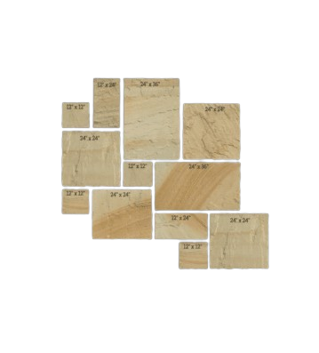 Dusty Wave Sandstone Rock Face Jumbo Pattern