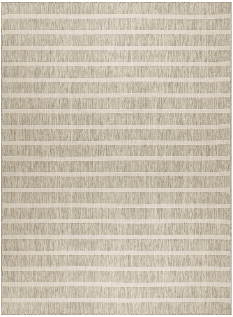 Positano Grey Ivory Modern Area Rug 9 Ft x 12 Ft