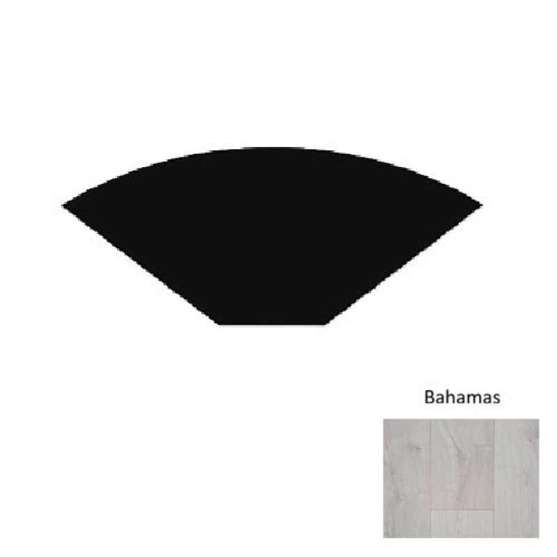 Paradise Bahamas 94" Wire-Brushed Quarter Round Trim
