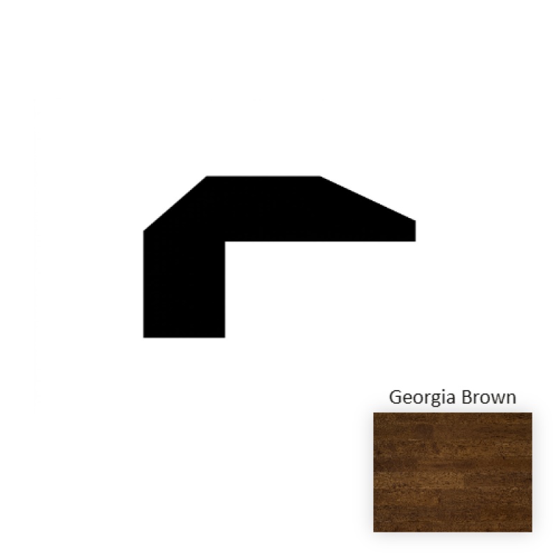 Inscription Georgia Brown Hardwood Moulding / Trim - 2" X 90" Threshold - 2" X 90"