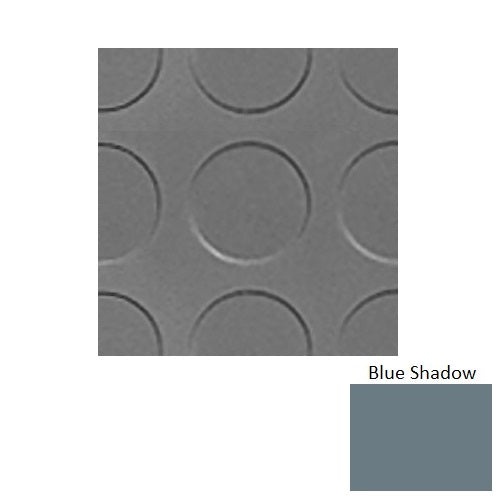 Flextones Blue Shadow Rlt Radial Low Profile Rubber Distinct Designs Tile - Textured - 18" X 18"