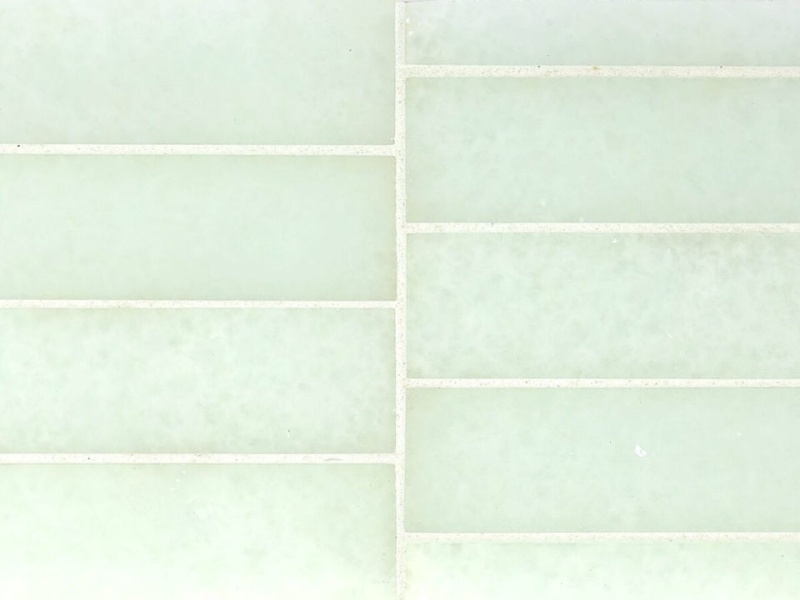 Liquid Alaska Long Bricks Glass Tile - Frosted - 1.75" X 7"