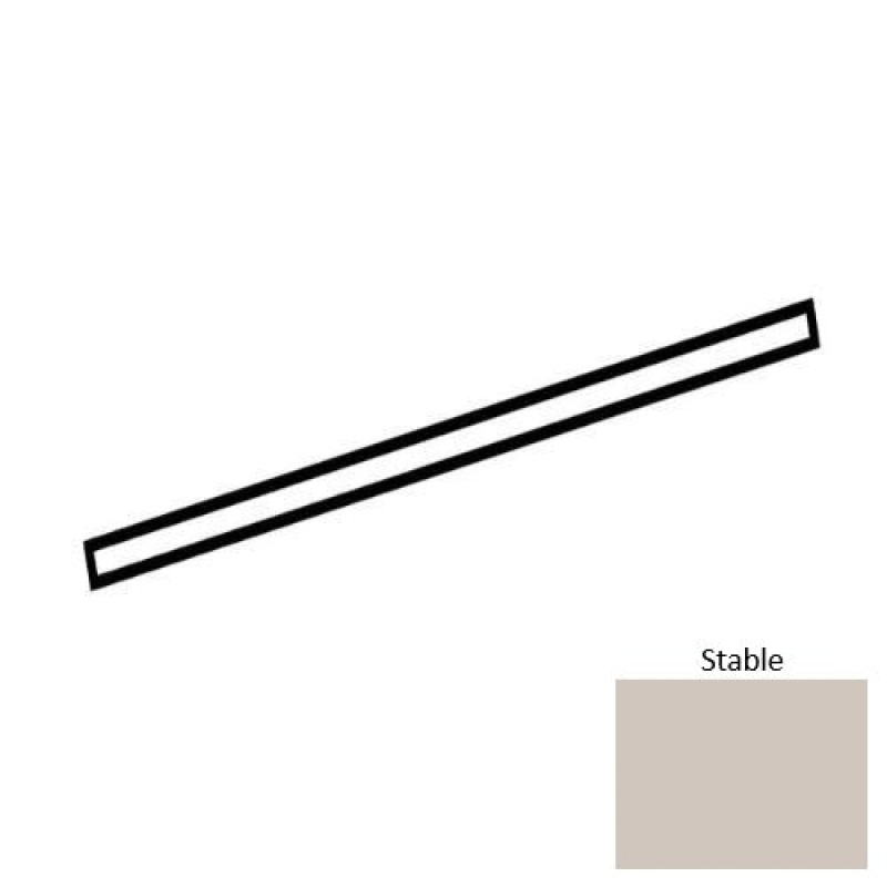 Color Story Wall Stable Ceramic Wall Trim - 1/2" X 12" Jolly - Matte
