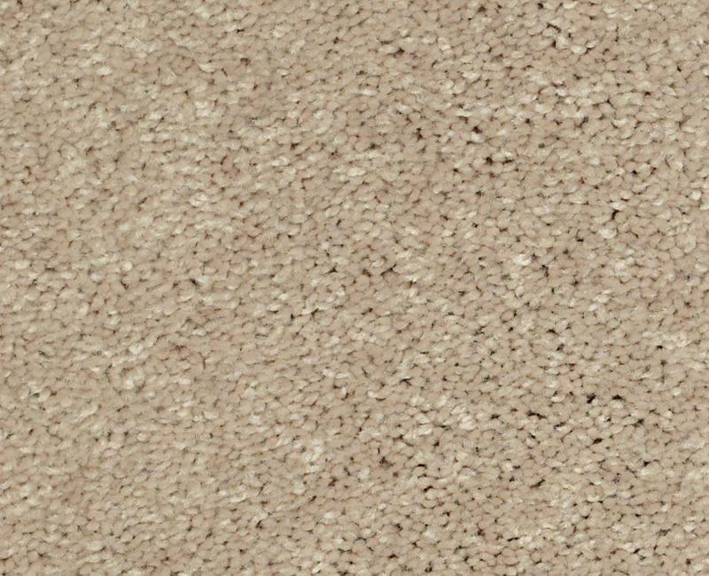 Main Stay 12' Almond Bark Polyester Carpet - Textured