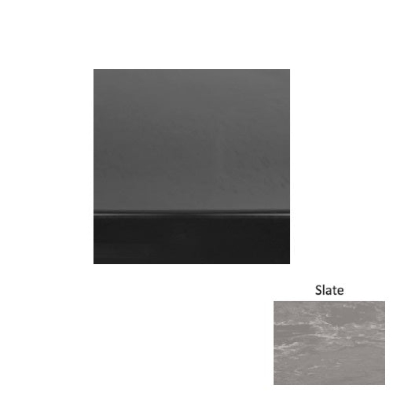 Marbleized 60 Slate Heavy Duty Rubber Stair Tread - Smooth