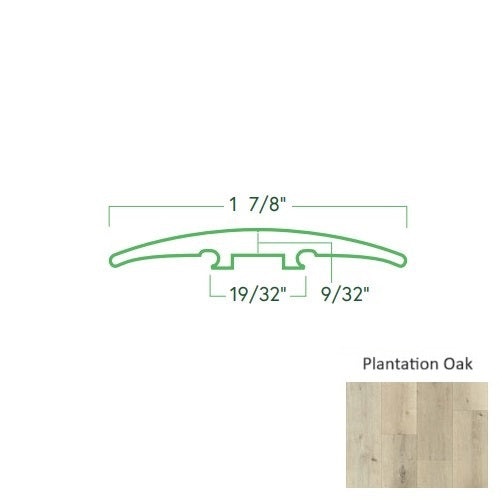 Stone Elegance II Plantation Oak 96" 3 in 1 Reducer - Ceramic Bead