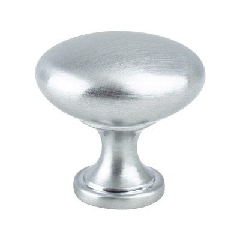 Advantage Plus Satin Chrome Zinc Cabinet Knob