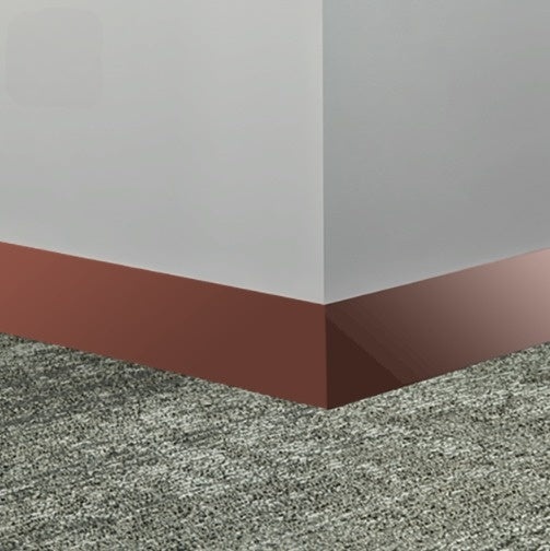 Johnsonite Red Clay Rubber Millwork Contoured Wall Base