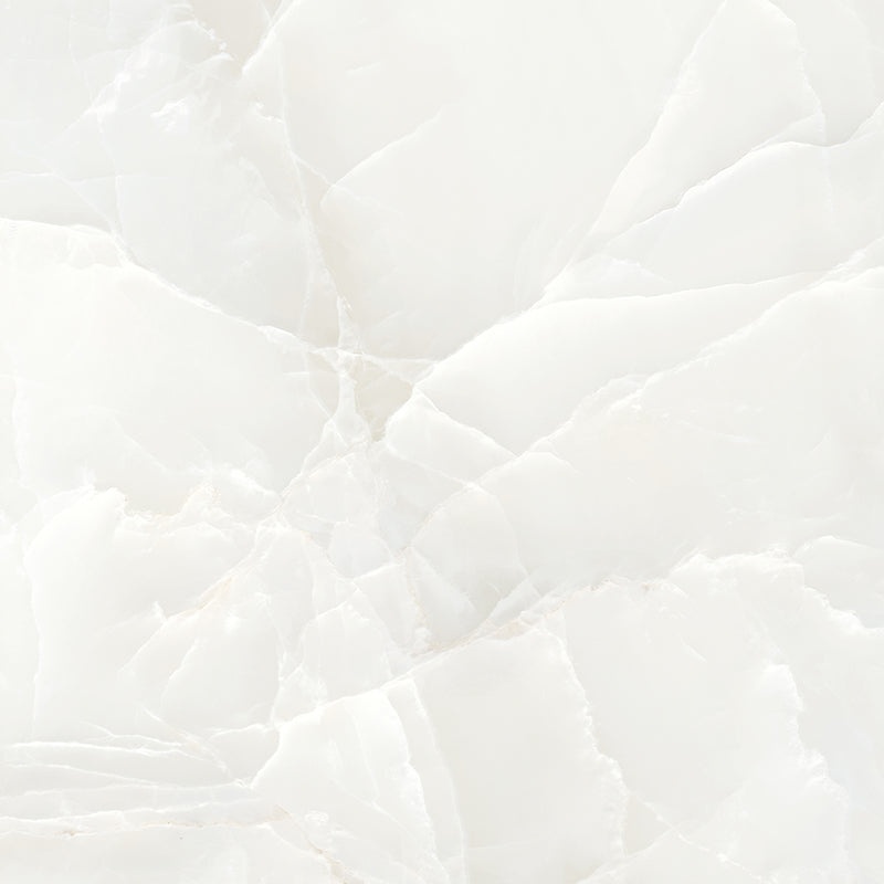 Imperial Onyx White Porcelain Tile - Lappato - 36" X 36"