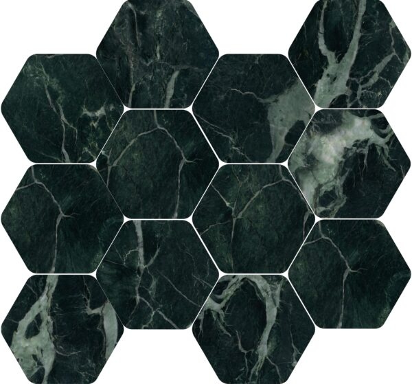 Kobe Verde Porcelain Mosaic - Hexagon