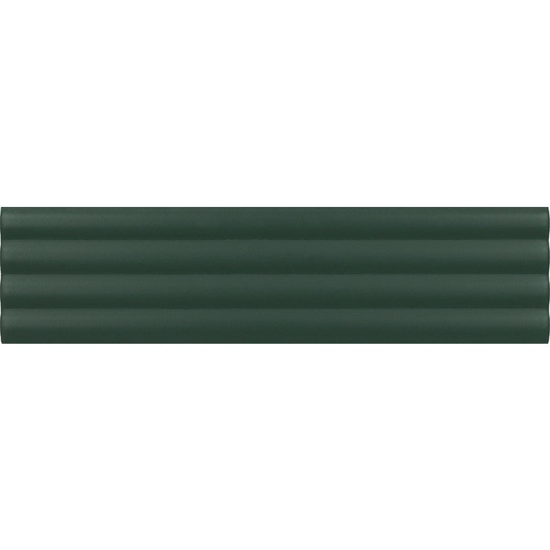 Ridge Laurel Deco Ceramic Tile - Matte - 1.97" X 7.87"
