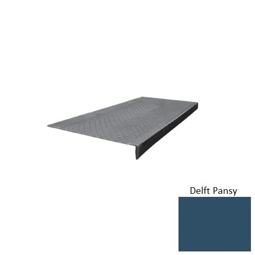 Flextones Delft Pansy Type 600 Distinct Designs Rubber - 12" X 72" Stair Tread - Diamond Profile Design