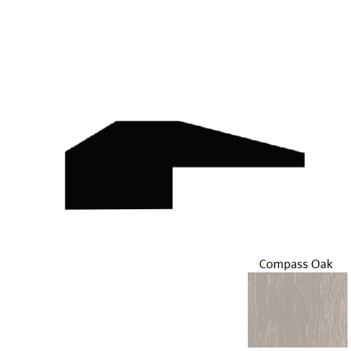 Coastal Couture Plus Compass Oak Hardwood Baby Threshold