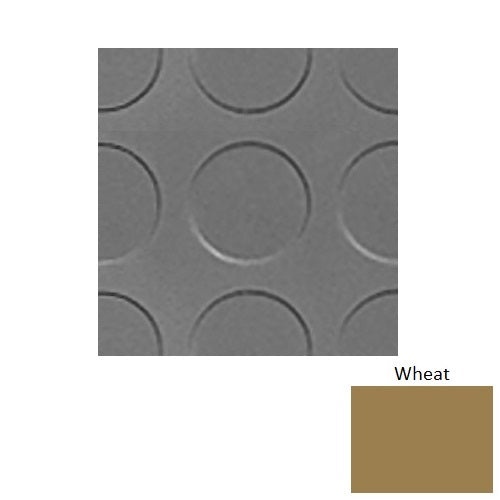 Flextones Wheat Rlt Radial Low Profile Rubber Distinct Designs Tile - Textured - 18" X 18"