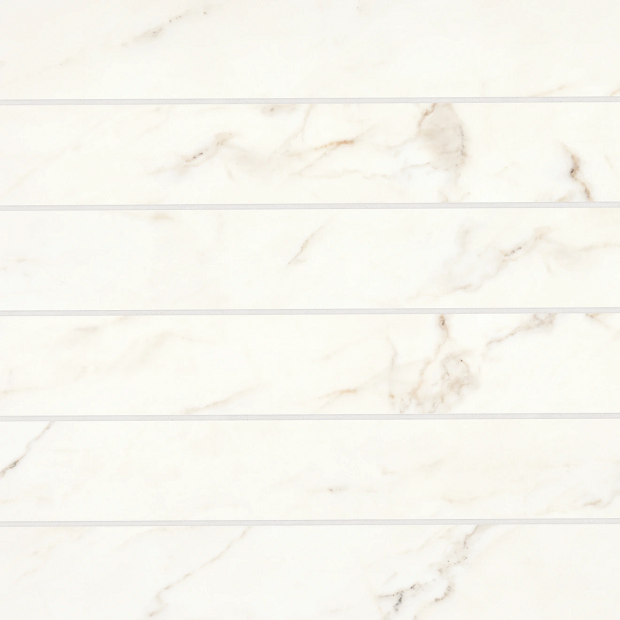 Magnifica Era Calacatta Oro Porcelain Tile - Polished - 4" X 24"