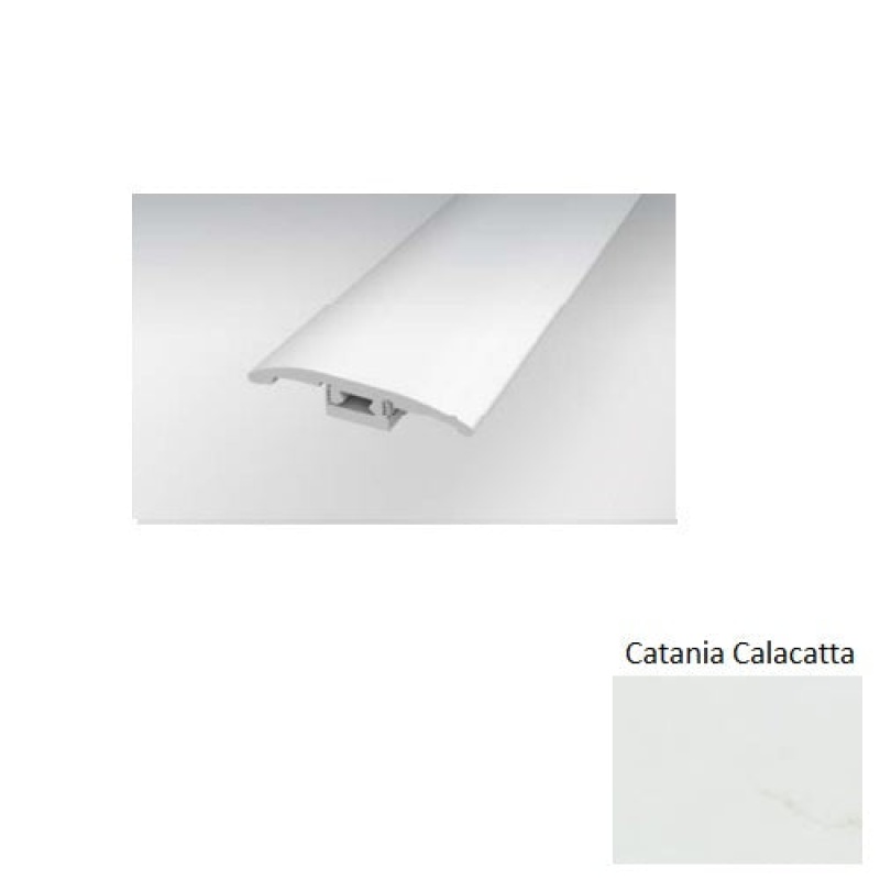 Grantshire Catania Calacatta Luxury Vinyl Moulding / Trim - 2" X 94" 4 In 1 Transition - Embossed