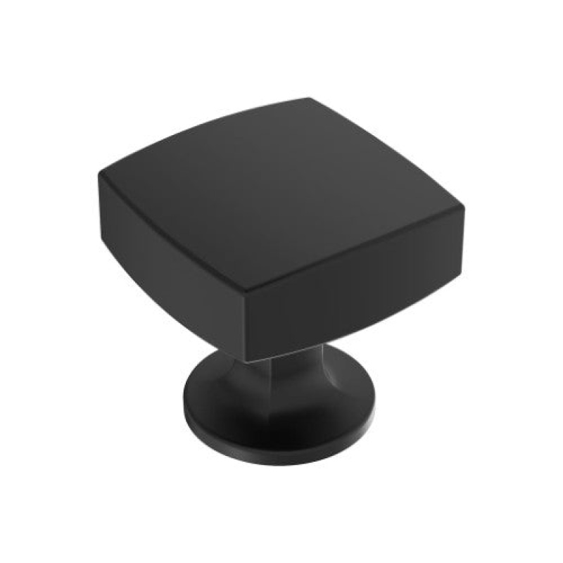 Everett Zinc Cabinet Knob - Matte Black