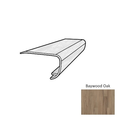 Coretec Plus Baywood Oak 94" Overlap Stairnose