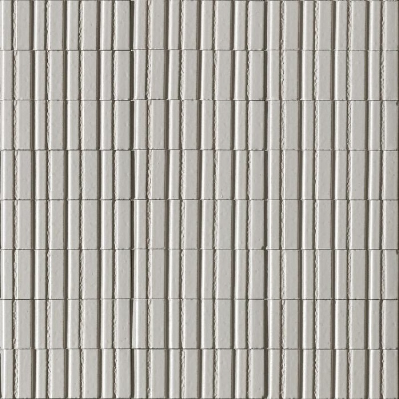 Glace Raye 3D Bianco Porcelain Tile - Glossy - 3" X 8"