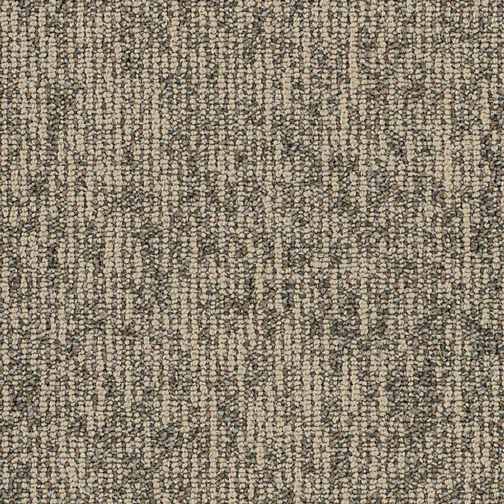 Modern Terrain Basin Taupe / Beige Nylon Carpet Tile
