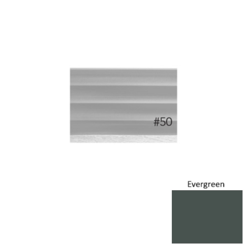 Pinnacle Plus #50 Impressions Evergreen Rubber Coil Wall Base - 4" x 60 Ft
