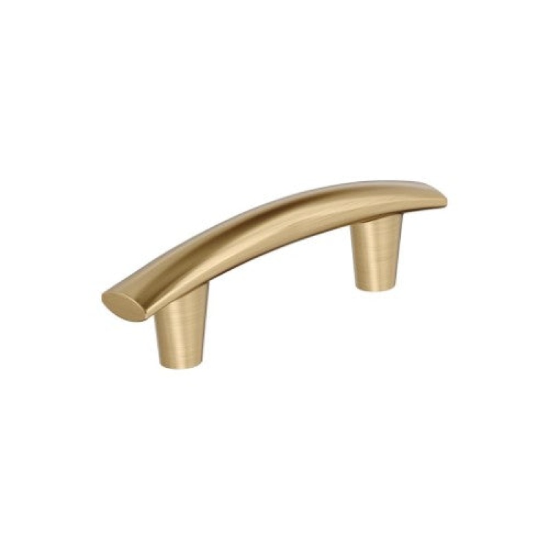 Willow Zinc Arch Cabinet Pull - Champagne Bronze